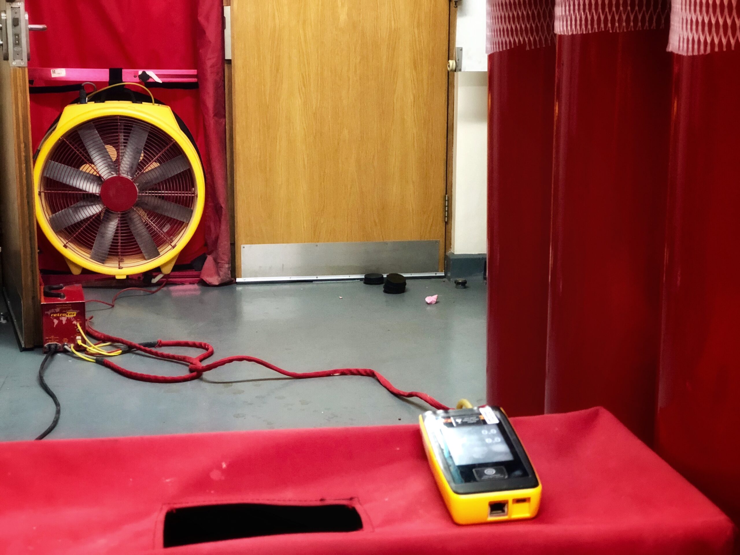 Room Integrity Door Fan Testing