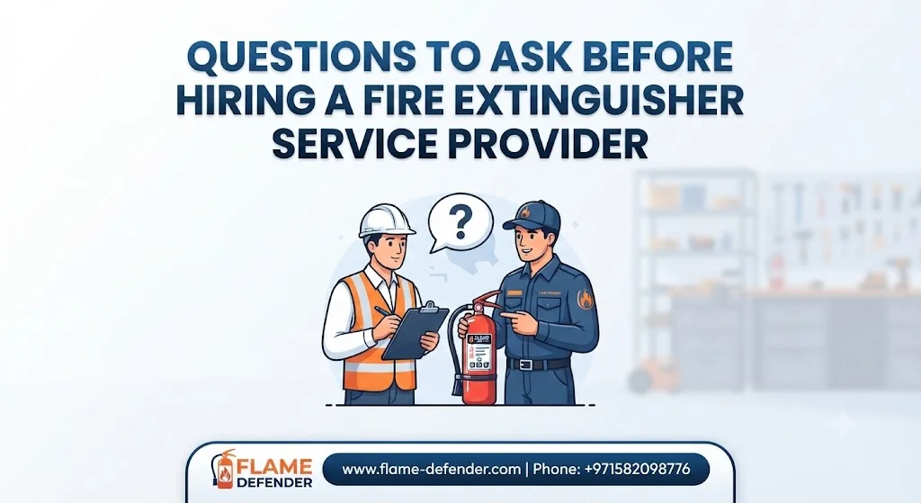 Questions to Ask Before Hiring a Fire Extinguisher Service Provider