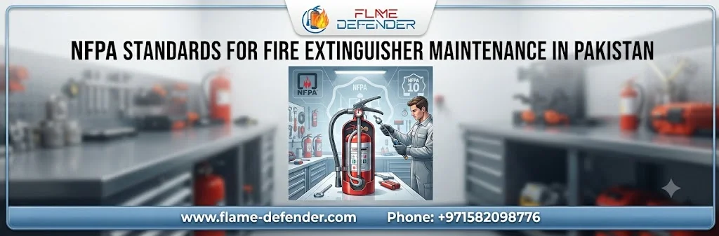 NFPA Standards for Fire Extinguisher Maintenance in Pakistan: A Complete Guide