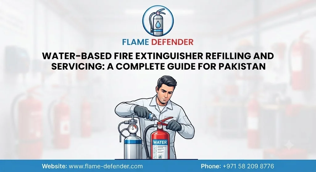 Water-Based Fire Extinguisher Refilling and Servicing: A Complete Guide for Pakistan