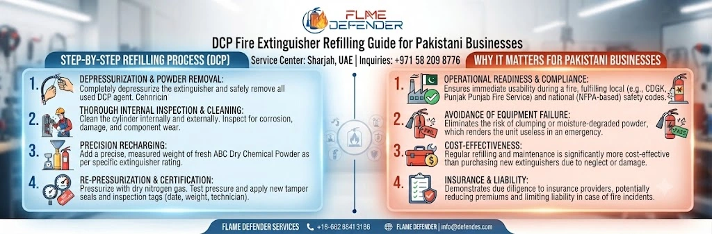 DCP Fire Extinguisher Refilling Guide for Pakistani Businesses