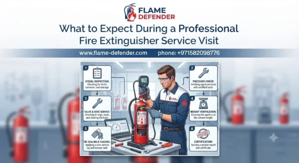What to Expect During a Professional Fire Extinguisher Service Visit