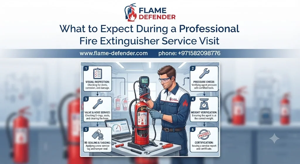 What to Expect During a Professional Fire Extinguisher Service Visit
