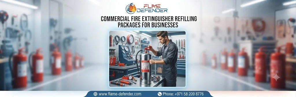 Commercial Fire Extinguisher Refilling Packages for Businesses in Pakistan
