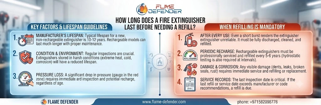 How Long Does a Fire Extinguisher Last Before Needing a Refill?