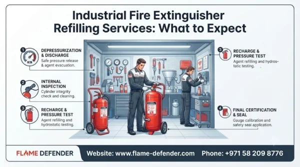Industrial Fire Extinguisher Refilling Services: What to Expect