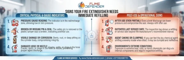 Signs Your Fire Extinguisher Needs Immediate Refilling